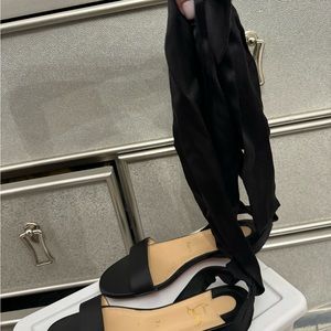 Christian Louboutin flat sandals size 39 1/2